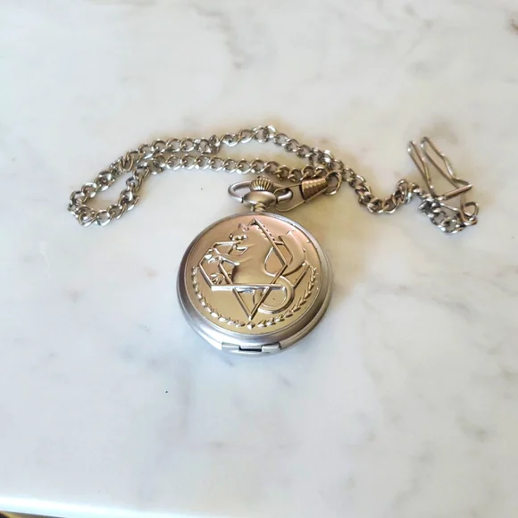 Fullmetal Alchemist Pocket Watch Anime Cosplay Collectible. - Picture 2 of 7